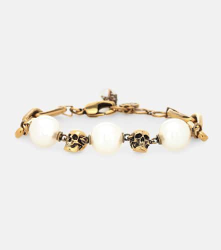 Bracciale a catena con perle - Alexander McQueen - Modalova