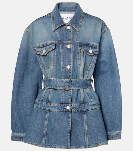 Alaia Peplum denim jacket - Alaia - Modalova
