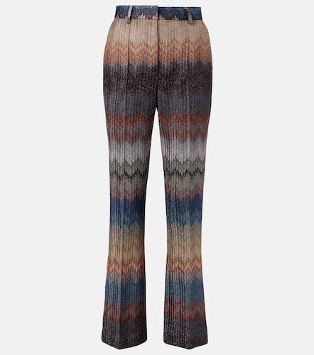 Missoni Zigzag lame flared pants - Missoni - Modalova