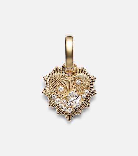 Heart Love Token Mini 18kt pendant with diamonds - FoundRae - Modalova