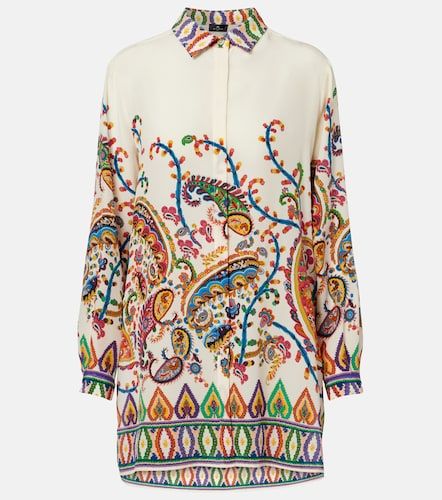 Etro Camisa de seda estampada - Etro - Modalova