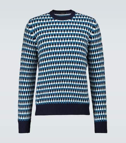 Prada Jacquard-Pullover aus Wolle - Prada - Modalova