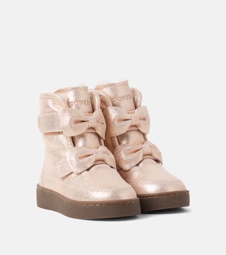 Donsje Isa metallic leather boots - Donsje - Modalova
