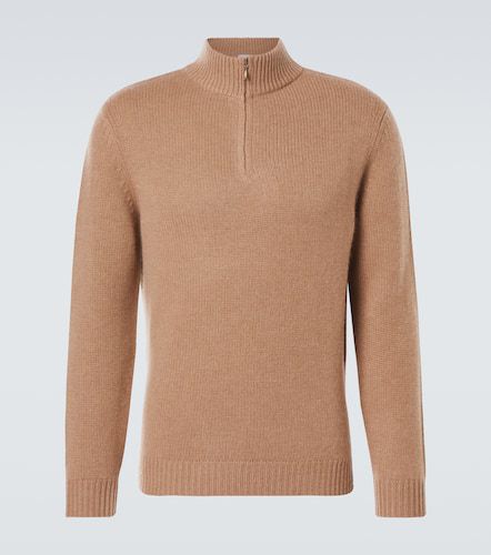 Pullover in cashmere con zip corta - Le Kasha - Modalova