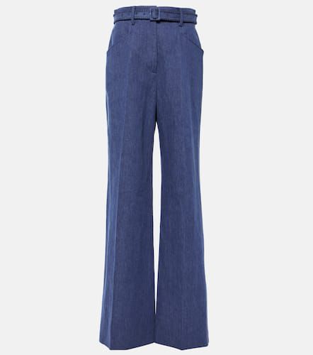 Pantalones Norman de algodón y lino - Gabriela Hearst - Modalova