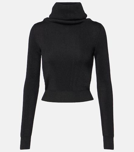 AlaÃ¯a Hooded wool-blend top - Alaia - Modalova