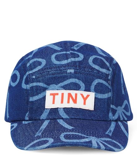 Bows printed denim baseball cap - Tinycottons - Modalova