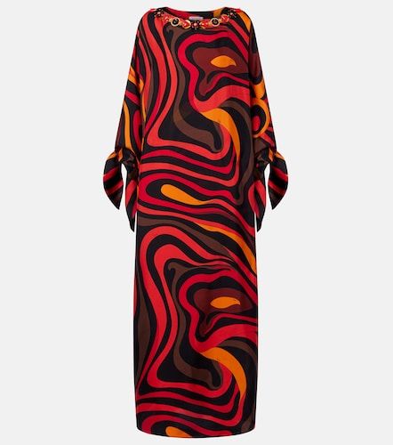 Caftano Marmo in twill di seta - Pucci - Modalova