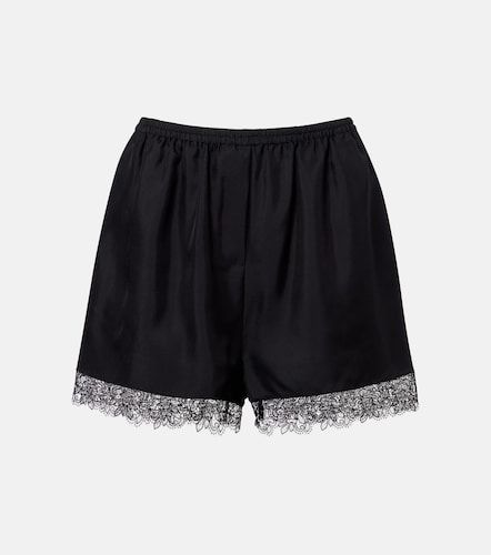 Róhe Shorts in seta con pizzo - Rohe - Modalova