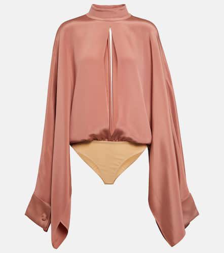 Cutout silk crêpe bodysuit - Tom Ford - Modalova