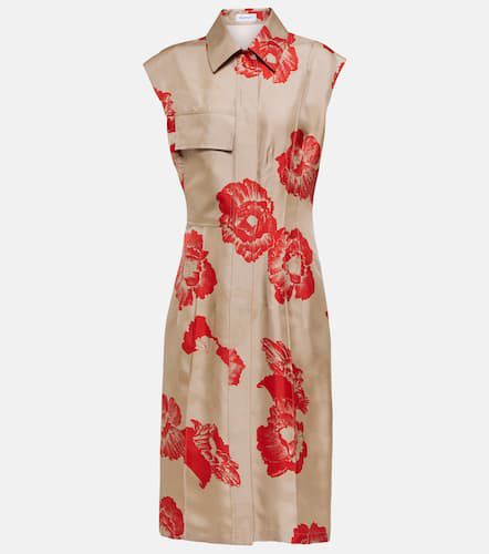 Ferragamo Floral silk midi dress - Ferragamo - Modalova