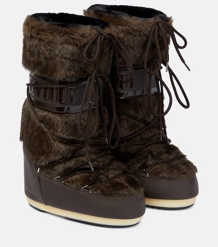 Schneestiefel Icon mit Faux Fur - Moon Boot - Modalova