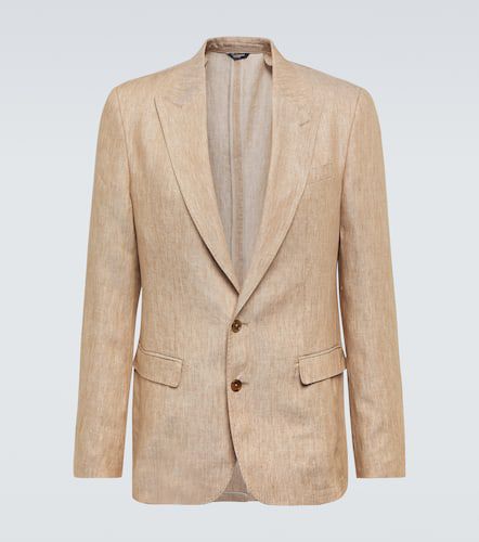 Blazer da abito in twill di lino - Dolce&Gabbana - Modalova