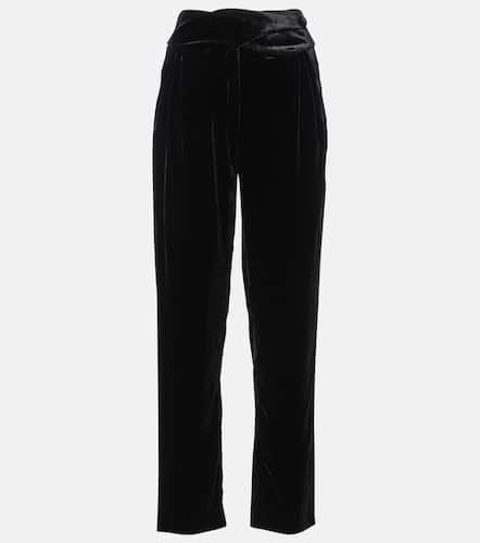 BlazÃ© Milano Afterglow high-rise velvet slim pants - Blaze Milano - Modalova