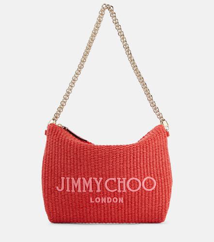 Borsa a spalla Callie in rafia con logo - Jimmy Choo - Modalova