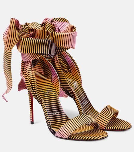 Sandale Du DÃ©sert 100 crÃªpe satin sandals - Christian Louboutin - Modalova