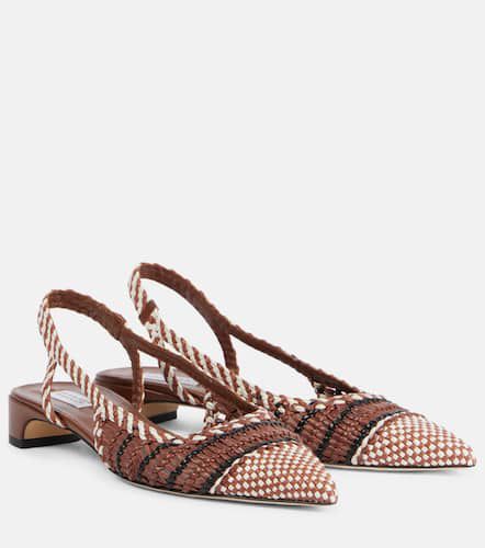 Perro braided leather slingback pumps - Gabriela Hearst - Modalova