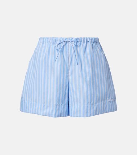 Shorts in popeline di cotone a righe - Hunza G - Modalova