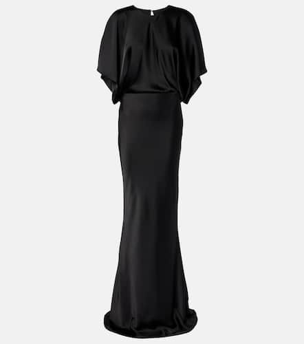 Robe longue Obie en satin - Norma Kamali - Modalova