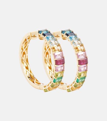 Pendientes Rainbow Eternity de oro de 18 ct - Shay Jewelry - Modalova
