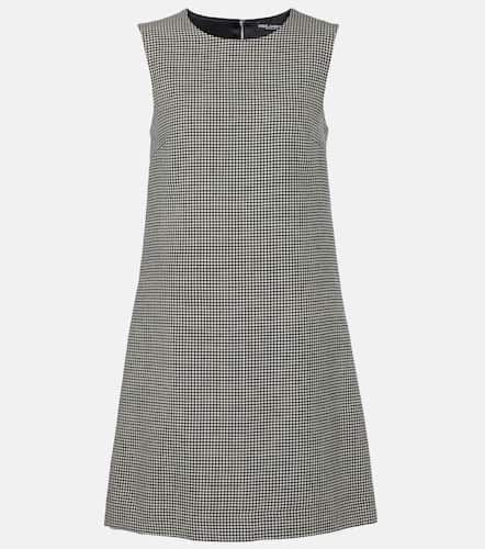 Houndstooth wool minidress - Dolce&Gabbana - Modalova