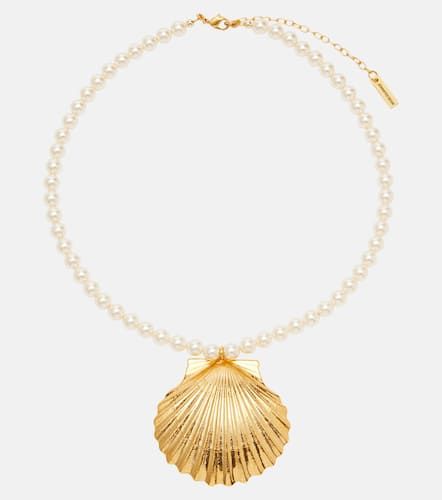 Siren faux pearl gold-plated necklace - Jennifer Behr - Modalova