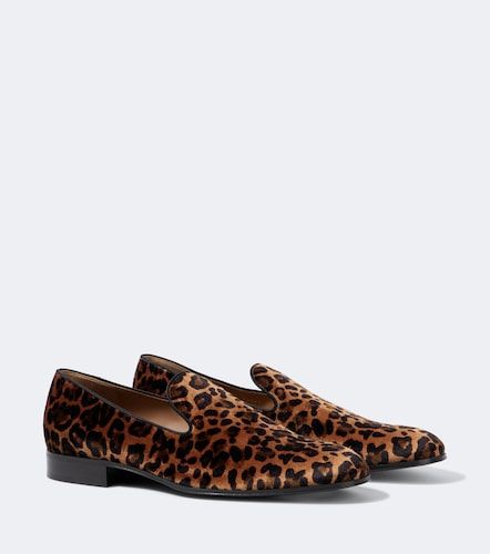 Leopard-print loafers - Gianvito Rossi - Modalova