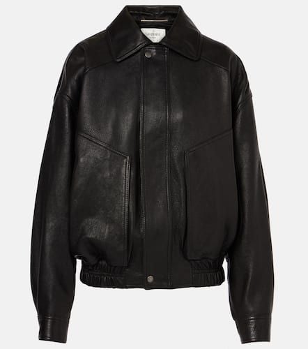 Chaqueta bomber de piel - Saint Laurent - Modalova