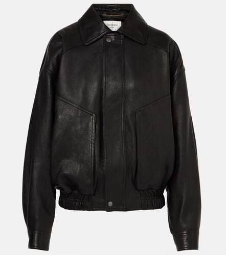 Saint Laurent Lederjacke - Saint Laurent - Modalova