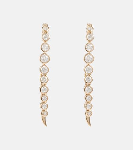 River 14kt earrings with diamonds - Ondyn - Modalova
