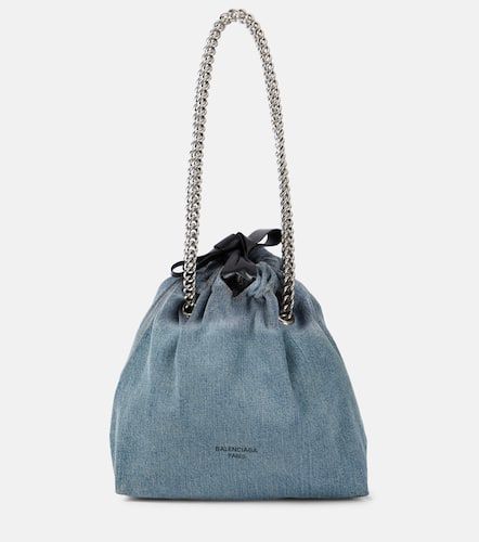 Bolso Crush Small de denim - Balenciaga - Modalova