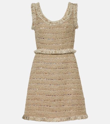 Fringed bouclÃ© minidress - Giambattista Valli - Modalova