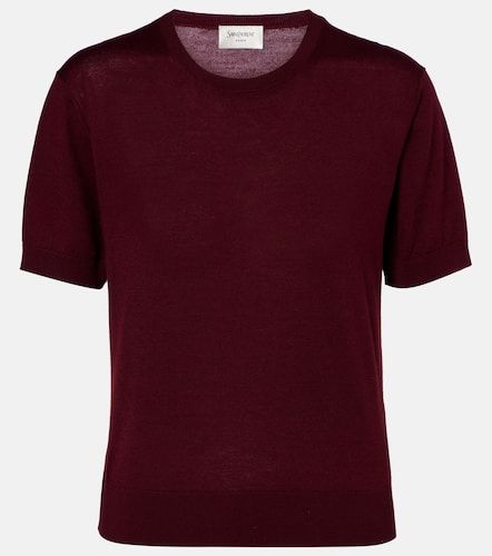 Pullover in lana, cashmere e seta - Saint Laurent - Modalova