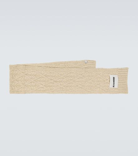 Jil Sander Cable-knit wool scarf - Jil Sander - Modalova