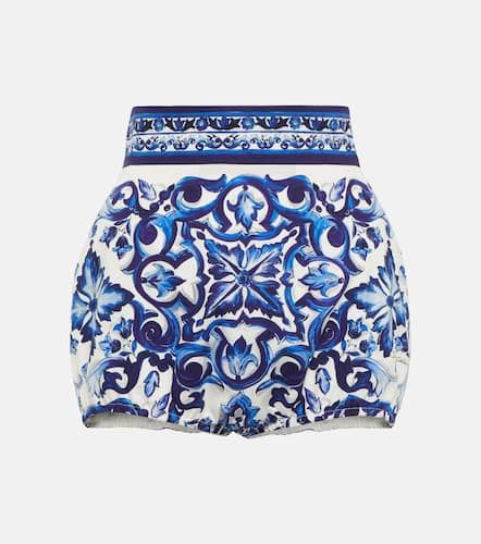 Bedruckte Shorts aus Baumwolle - Dolce&Gabbana - Modalova