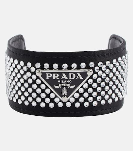 Prada Armreif mit Kristallen - Prada - Modalova