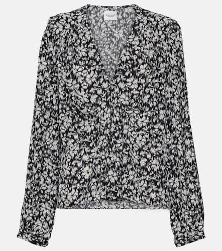 Marant Etoile Draped floral blouse - Marant Etoile - Modalova