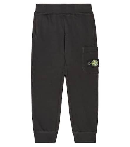 Jogginghose Compass aus Baumwoll-Fleece - Stone Island Junior - Modalova