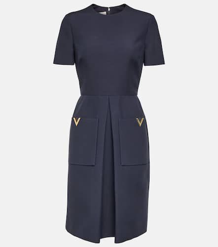 Vestido corto de Crepe Couture con VGold - Valentino - Modalova