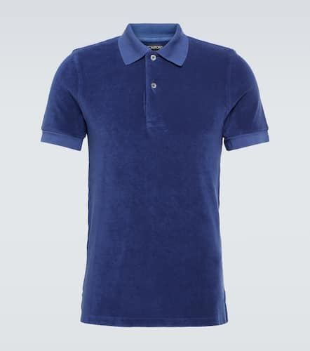 Polo in spugna di misto cotone - Tom Ford - Modalova