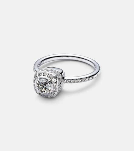 Nudo Petit 18kt white gold ring with diamonds - Pomellato - Modalova