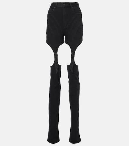 Mugler Jeans skinny de tiro alto - Mugler - Modalova