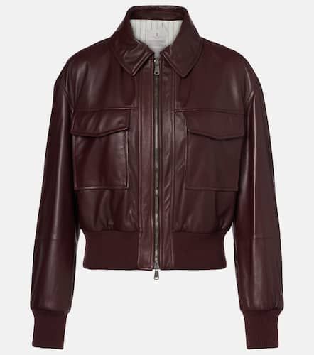 Brunello Cucinelli Leather jacket - Brunello Cucinelli - Modalova