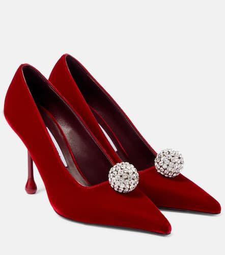 Pumps Orb 95 aus Samt mit Kristallen - Jimmy Choo - Modalova