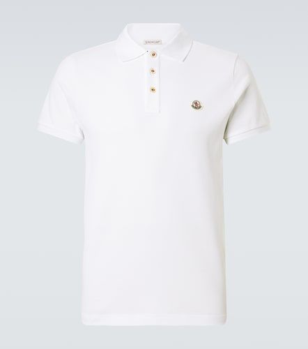 Moncler Polo de piqué de algodón - Moncler - Modalova