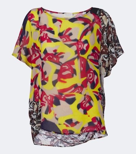 Dries Van Noten Printed draped top - Dries Van Noten - Modalova