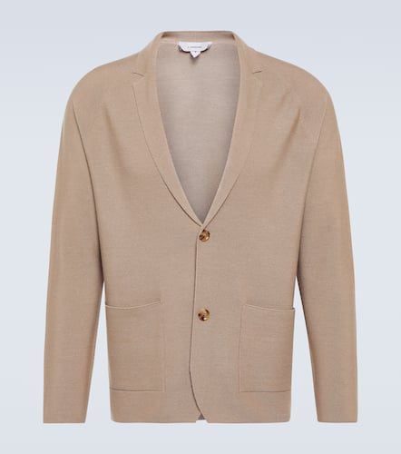 Knitted wool, silk and cashmere blazer - Lardini - Modalova