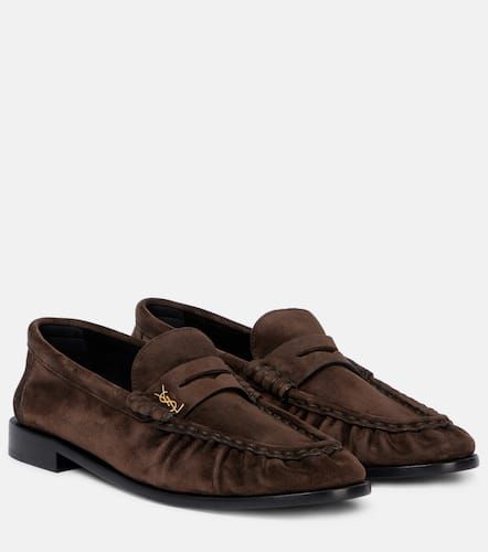 Le Loafer suede penny loafers - Saint Laurent - Modalova