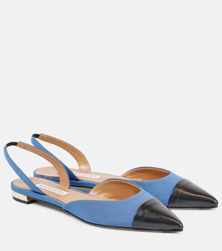 Ballerine slingback Milanese con pelle - Aquazzura - Modalova