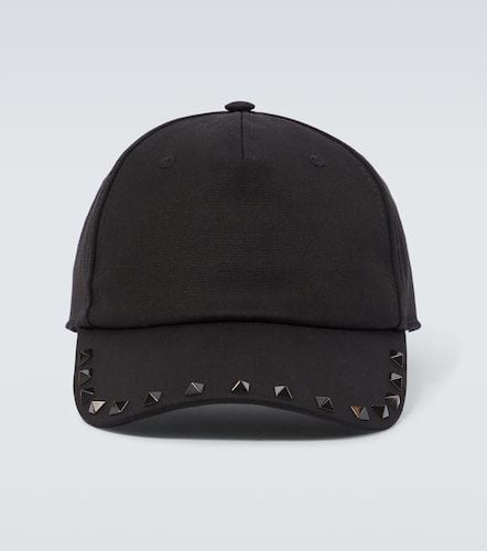 Rockstud canvas baseball cap - Valentino Garavani - Modalova